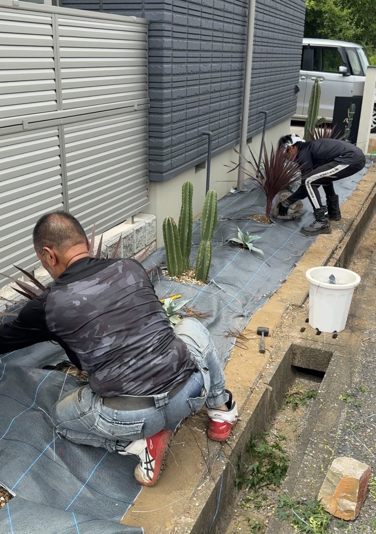 造園業者様との共同施工事例